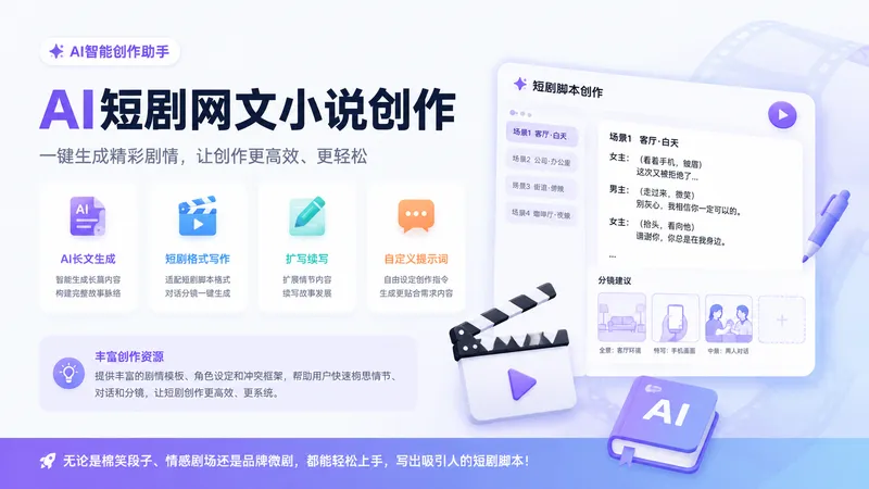 AI短剧小说创作